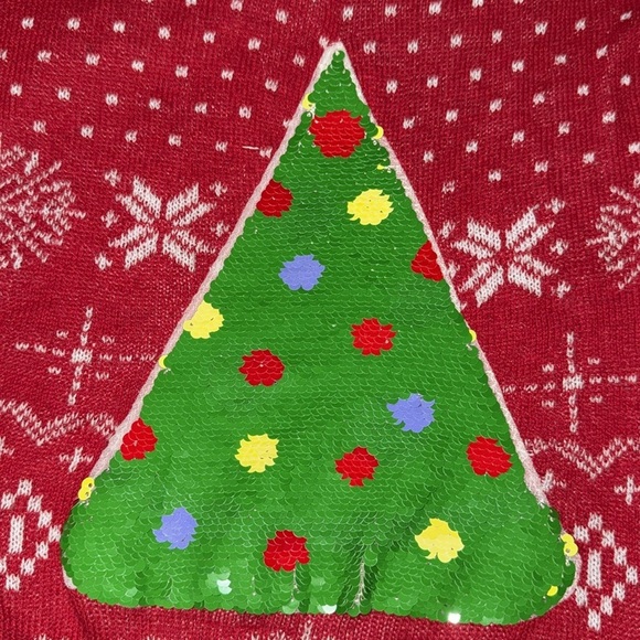 UGLY CHRISTMAS SWEATER “LET THERE BE PIZZA ON EARTH “ Size Small - Picture 4 of 6